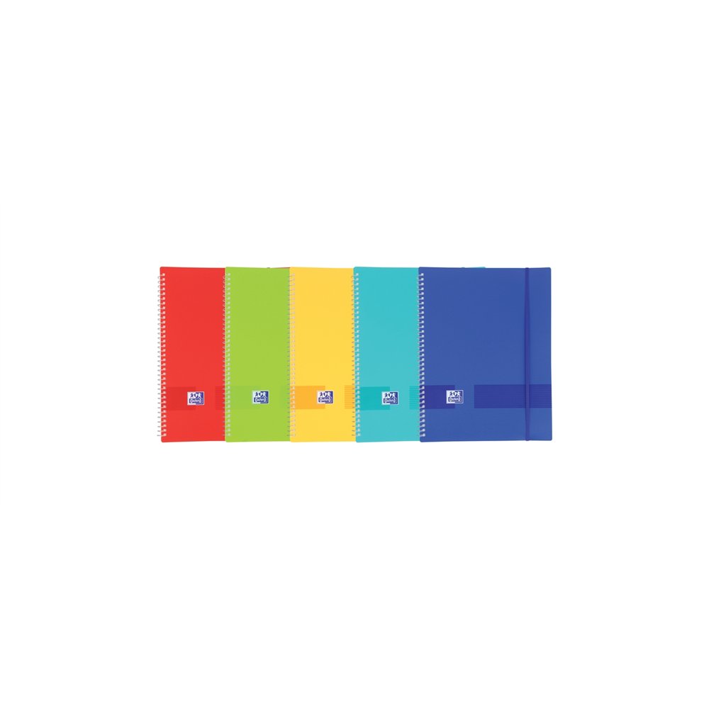 Oxford Live  Go Plástico Colores surtidos Translúcido Transparente A4