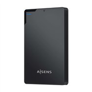 aisens caja externa 2,5 9.5mm sata a usb 3.0/usb3.1 gen1, negra