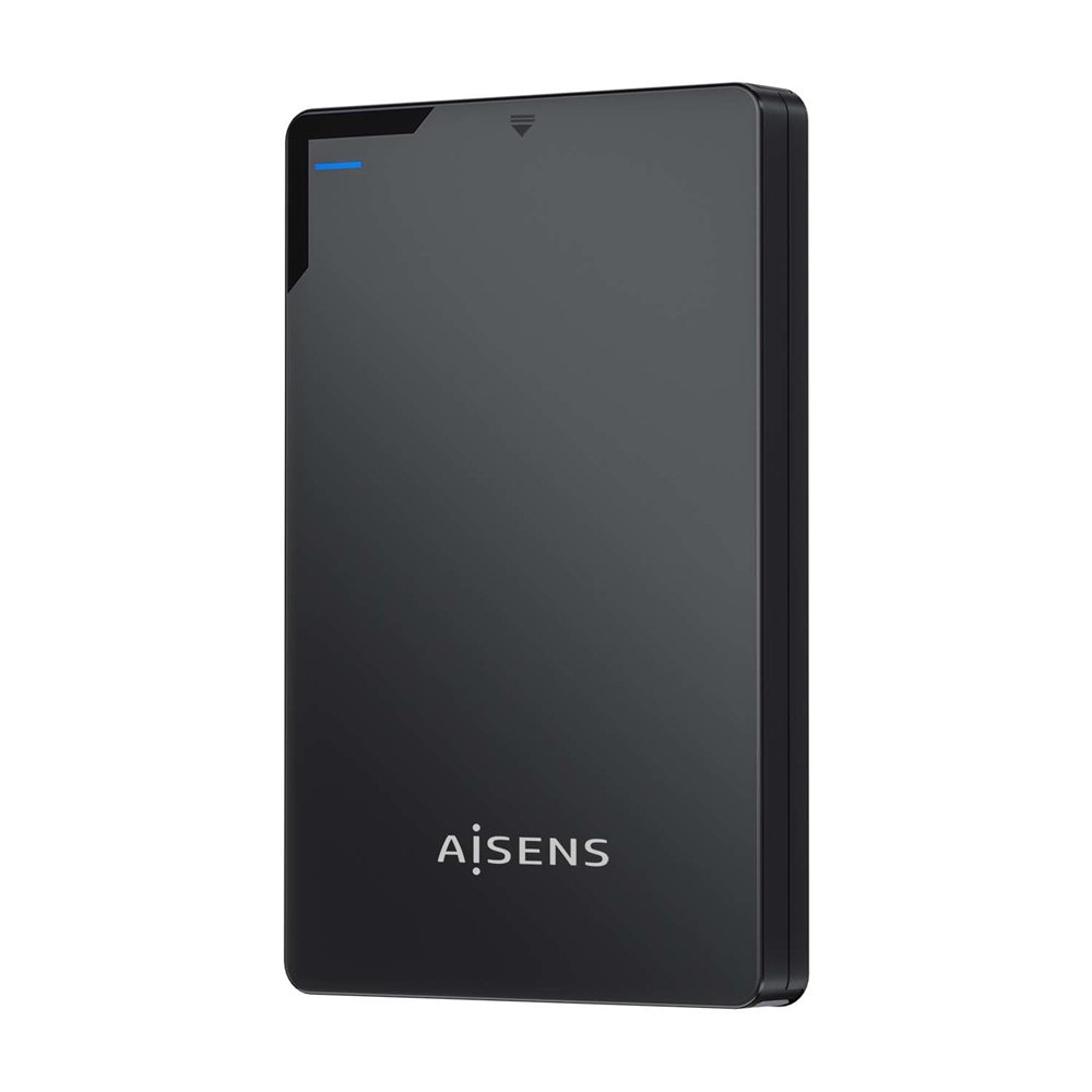 Aisens caja externa 2,5 9.5mm sata a usb 3.0/usb3.1 gen1, negra