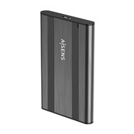 Aisens caja externa 2,5â?³ 9.5mm sata a usb 3.0/usb3.1 gen1, gris