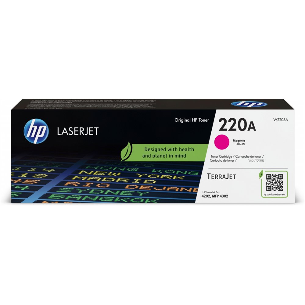 hp cartucho de tóner original laserjet 220a magenta