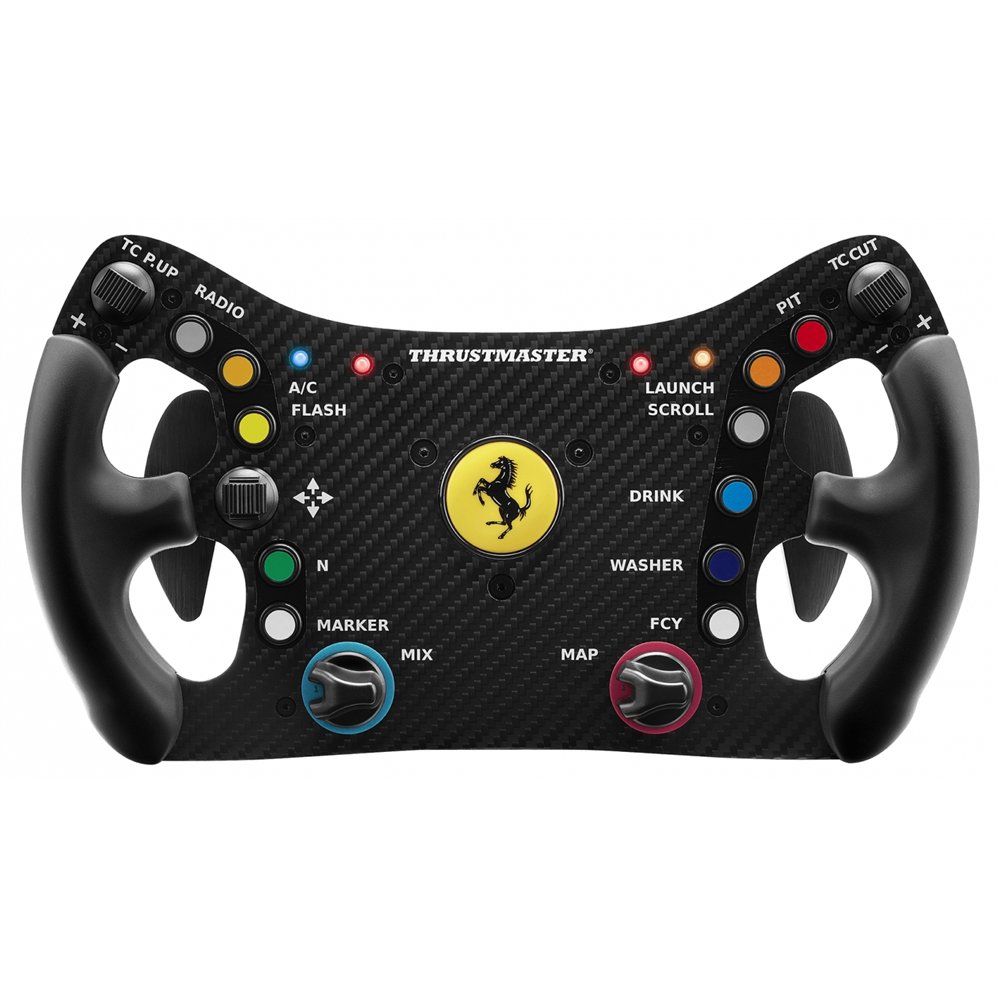 thrustmaster ferrari 488 gt3 negro volante analógico/digital pc