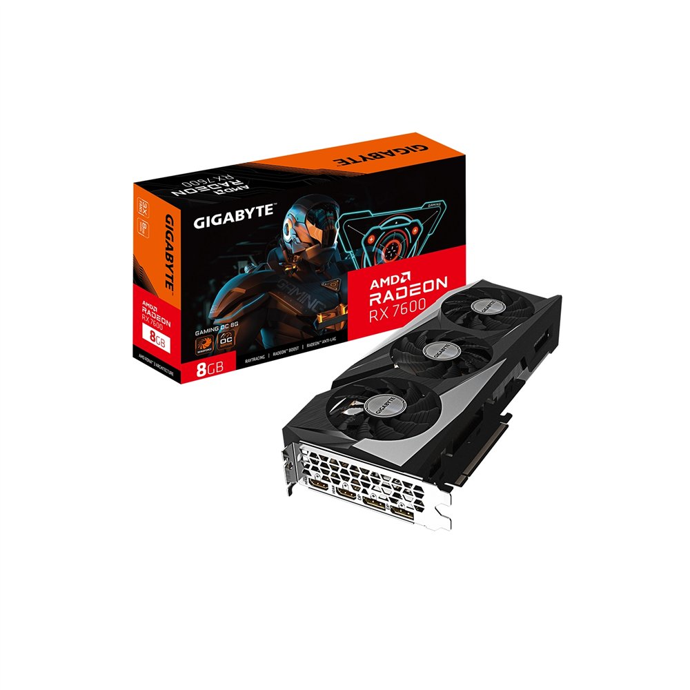 Gigabyte radeon rx 7600 gaming oc 8g amd 8 gb gddr6