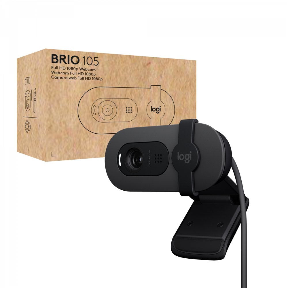 Logitech brio 105 cámara web 2 mp