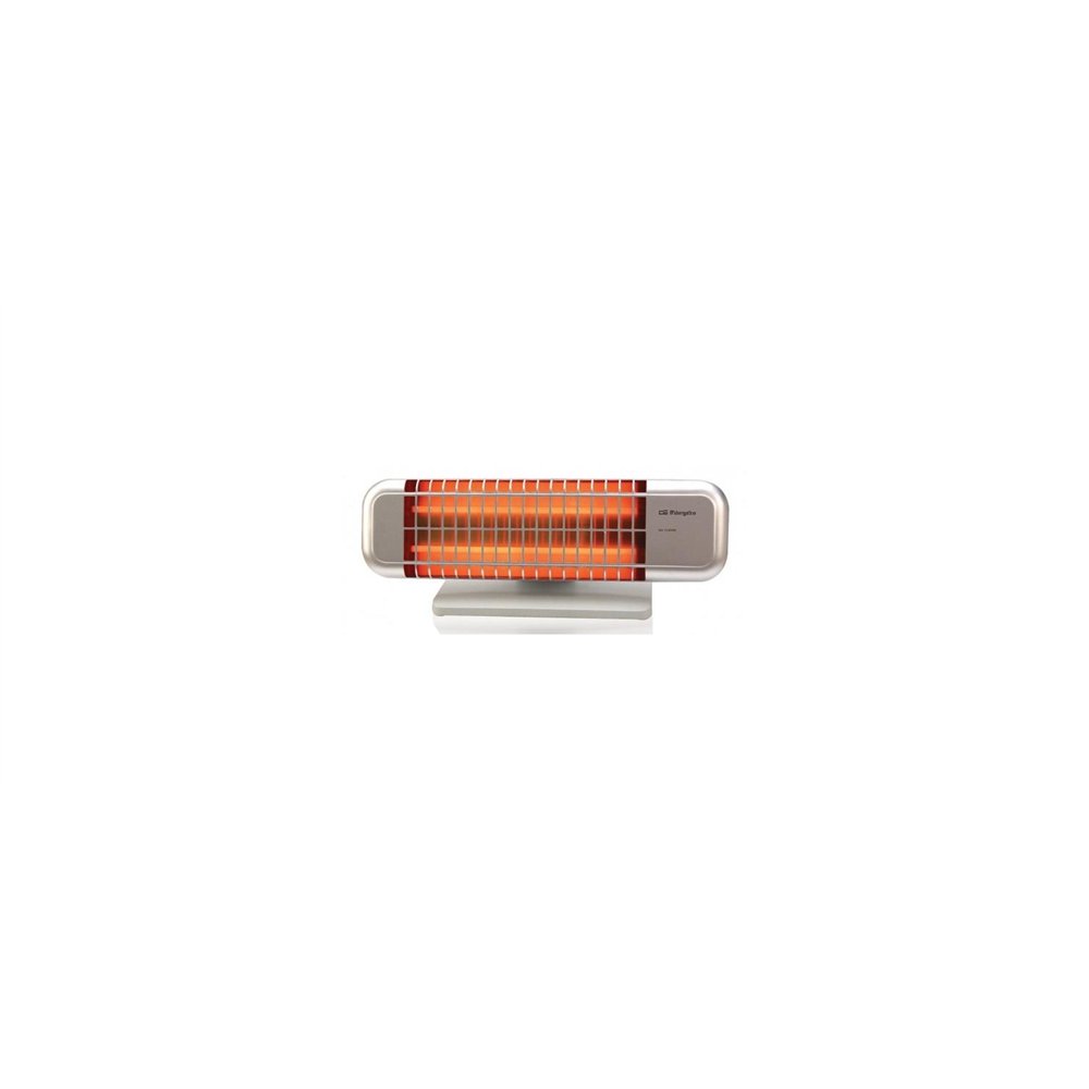 orbegozo bp 0102 plata 1200 w calefactor eléctrico de cuarzo