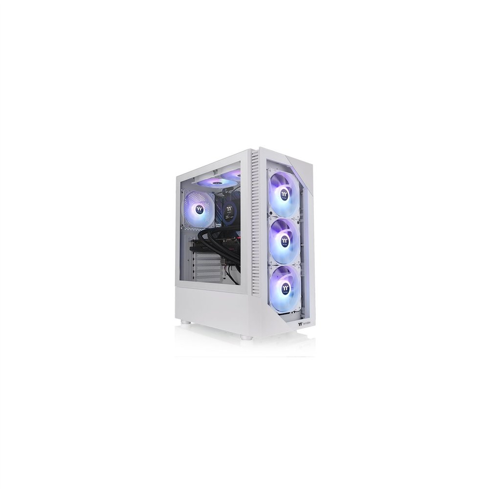 Thermaltake view 200 tg snow argb midi tower blanco