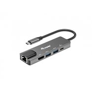 Equip 133489 base para portã¡til y replicador de puertos alã¡mbrico usb 3.2 gen 1 (3.1 gen 1) type-c gris