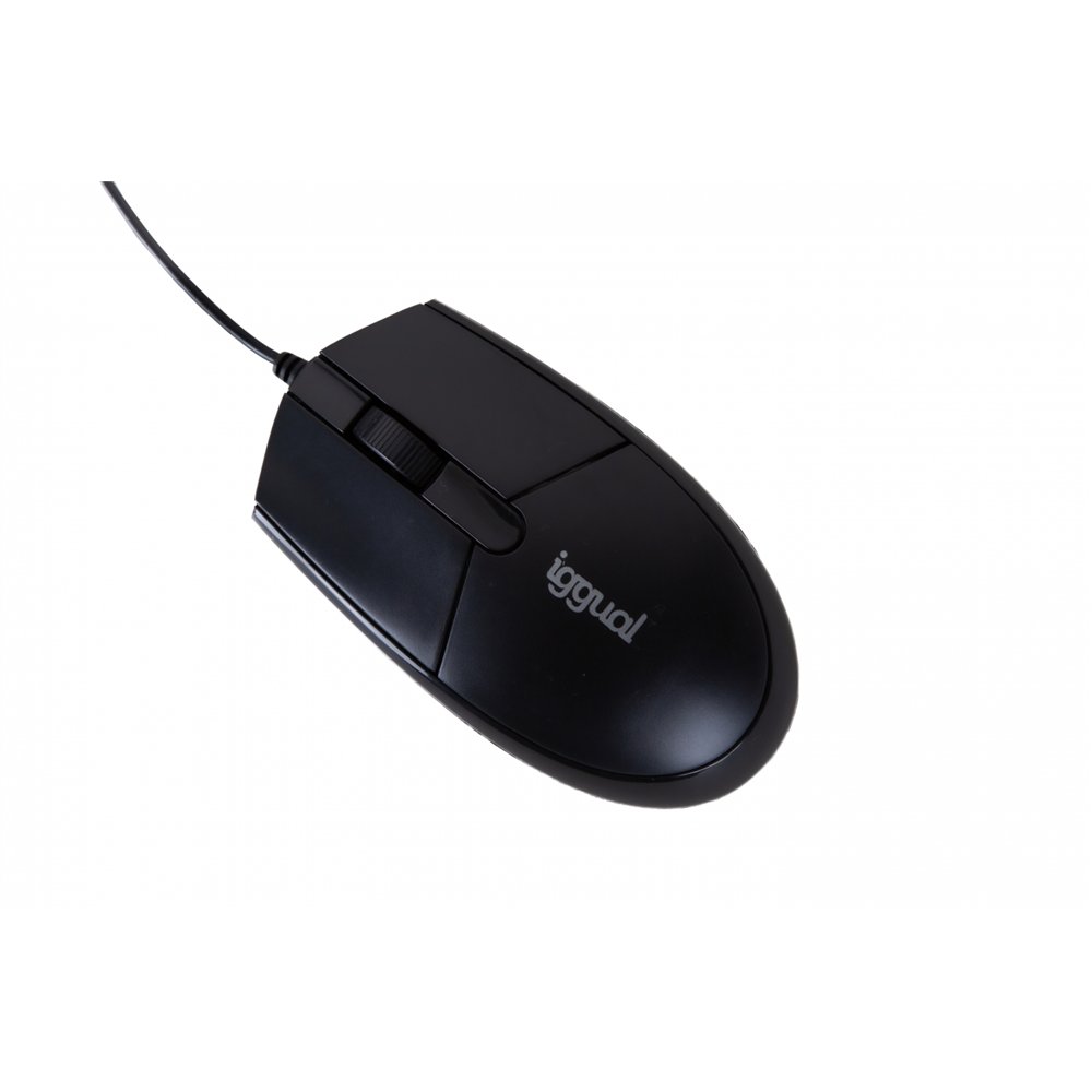 Iggual com-basic3-800dpi ratón ambidextro usb tipo a