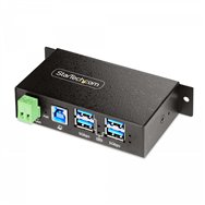 Startech.com hub usb industrial de 4 puertos gestionado - servicio pesado - caja de metal - protecciã³n esd y sobretensiã³n - mo