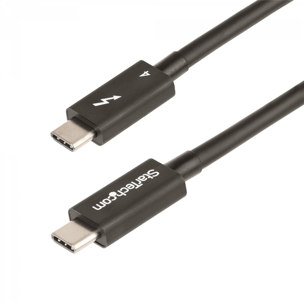startech.com cable de 1m thunderbolt 4 - 40gbps - pd 100w - ví­deo 4k/8k - cable thunderbolt 4 con certificación intel - compati