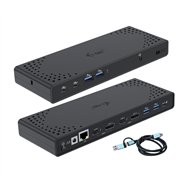 I-tec usb 3.0 / usb-c / thunderbolt 3 dual display docking station gen2 + power delivery 100w