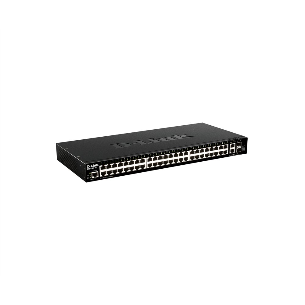 D-link dgs-1520-52/e switch gestionado l3 10g ethernet (100/1000/10000) 1u negro