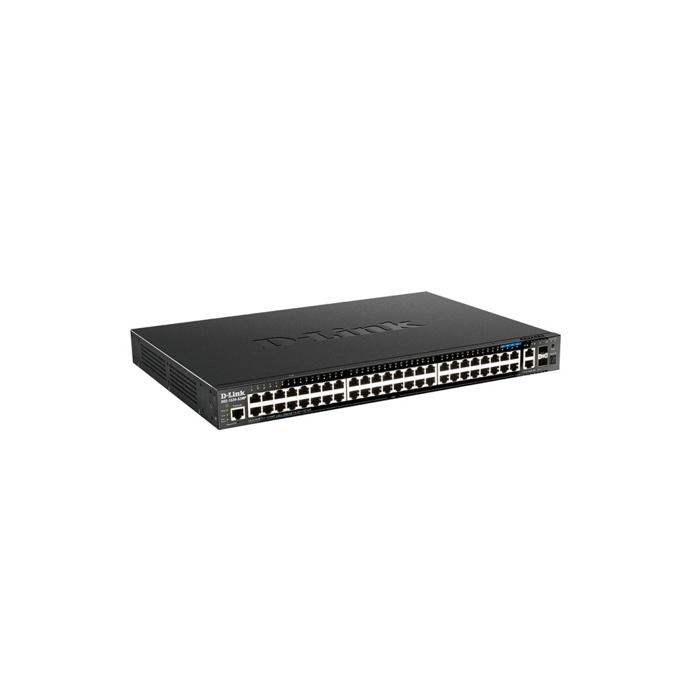 d-link dgs-1520-52mp gestionado l3 gigabit ethernet (10/100/1000) energí­a sobre ethernet (poe) 1u negro