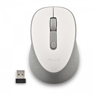 ngs dew ratón ambidextro rf inalámbrico í?ptico 1600 dpi