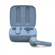 Ngs artica move auriculares inalámbrico dentro de oí­do llamadas/música bluetooth azul claro