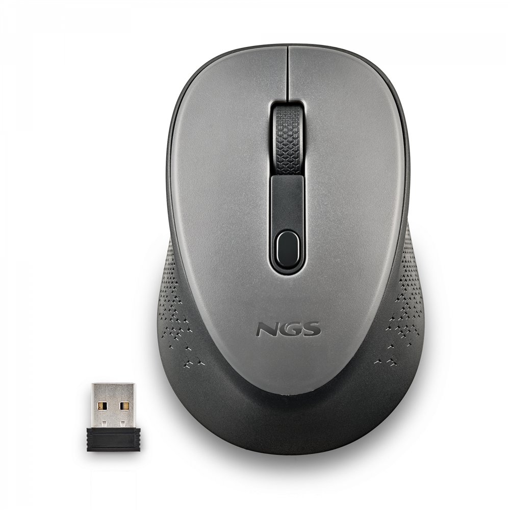 Ngs dew ratón ambidextro rf inalámbrico í?ptico 1600 dpi
