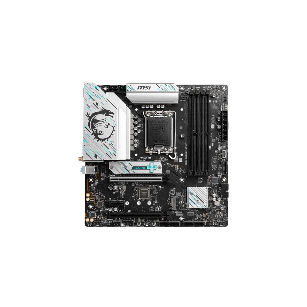 Msi b760m gaming plus wifi placa base intel b760 lga 1700 micro atx