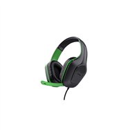 Trust gxt 415x zirox auriculares alã¡mbrico diadema juego negro, verde