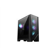 Msi mag forge 320r airflow carcasa de ordenador micro torre negro, transparente