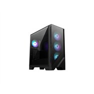 Msi mag forge 320r airflow carcasa de ordenador micro torre negro, transparente