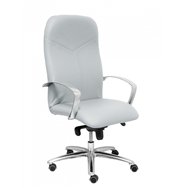piqueras y crespo sillon caudete similpiel gris claro