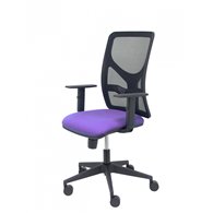 Piqueras y crespo silla motilla malla negra asiento bali lila brazo regulable