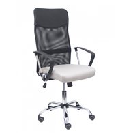 Piqueras y crespo silla gontar respaldo malla negro asiento gris claro