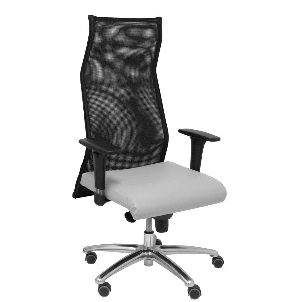 Piqueras y crespo sillon sahuco similpiel gris claro