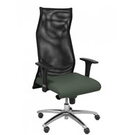 Piqueras y crespo sillon sahuco similpiel gris oscuro