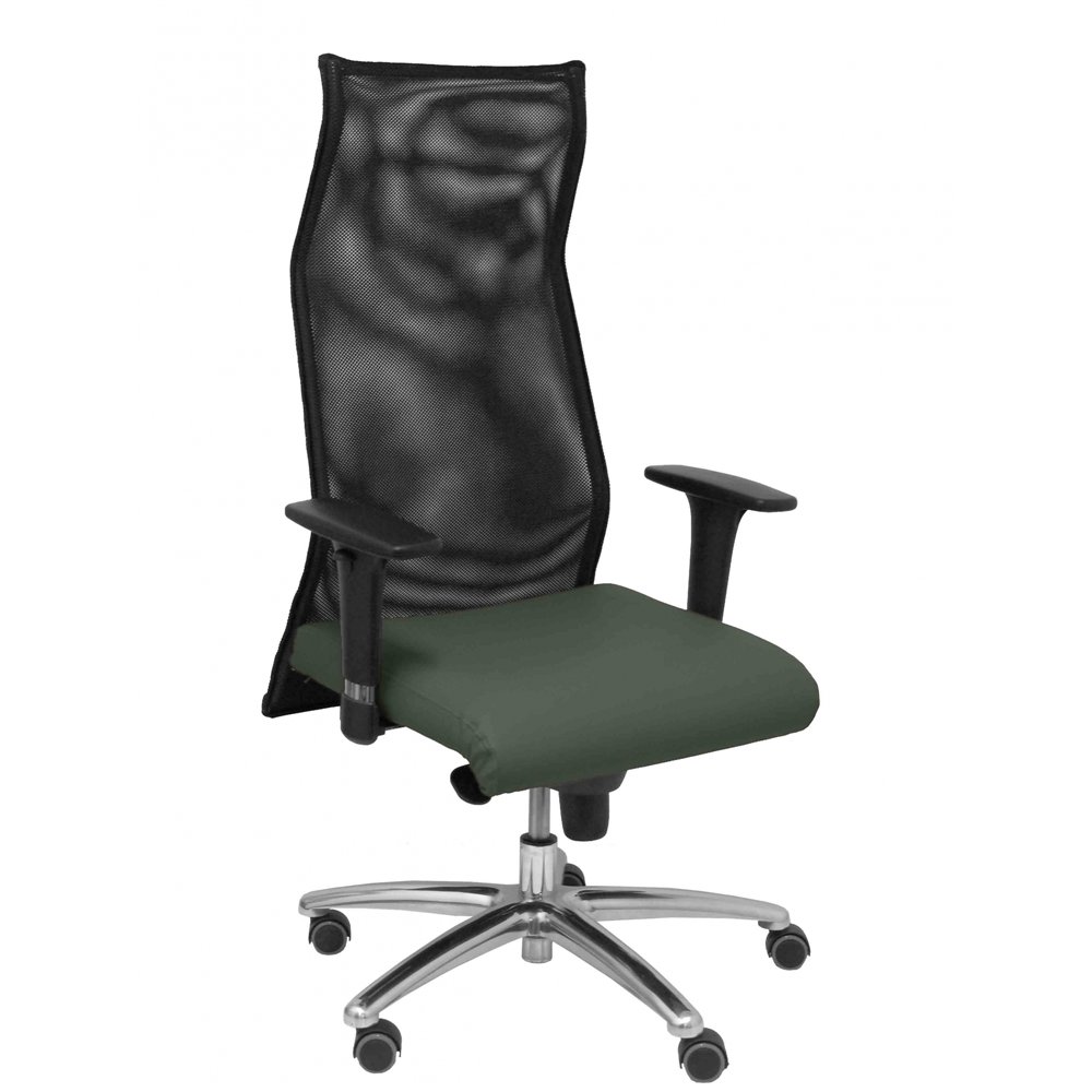 Piqueras y crespo sillon sahuco similpiel gris oscuro