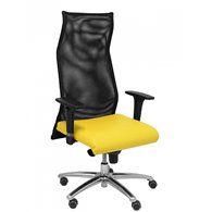 Piqueras y crespo sillon sahuco similpiel amarillo