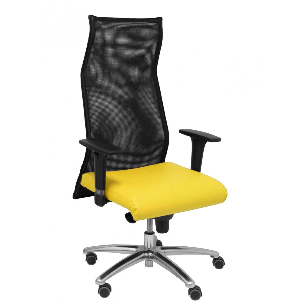 Piqueras y crespo sillon sahuco similpiel amarillo