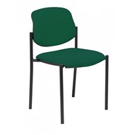 Piqueras y crespo silla fija styl bali verde oscuro chasis negro