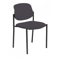 Piqueras y crespo silla fija styl bali gris oscuro chasis negro
