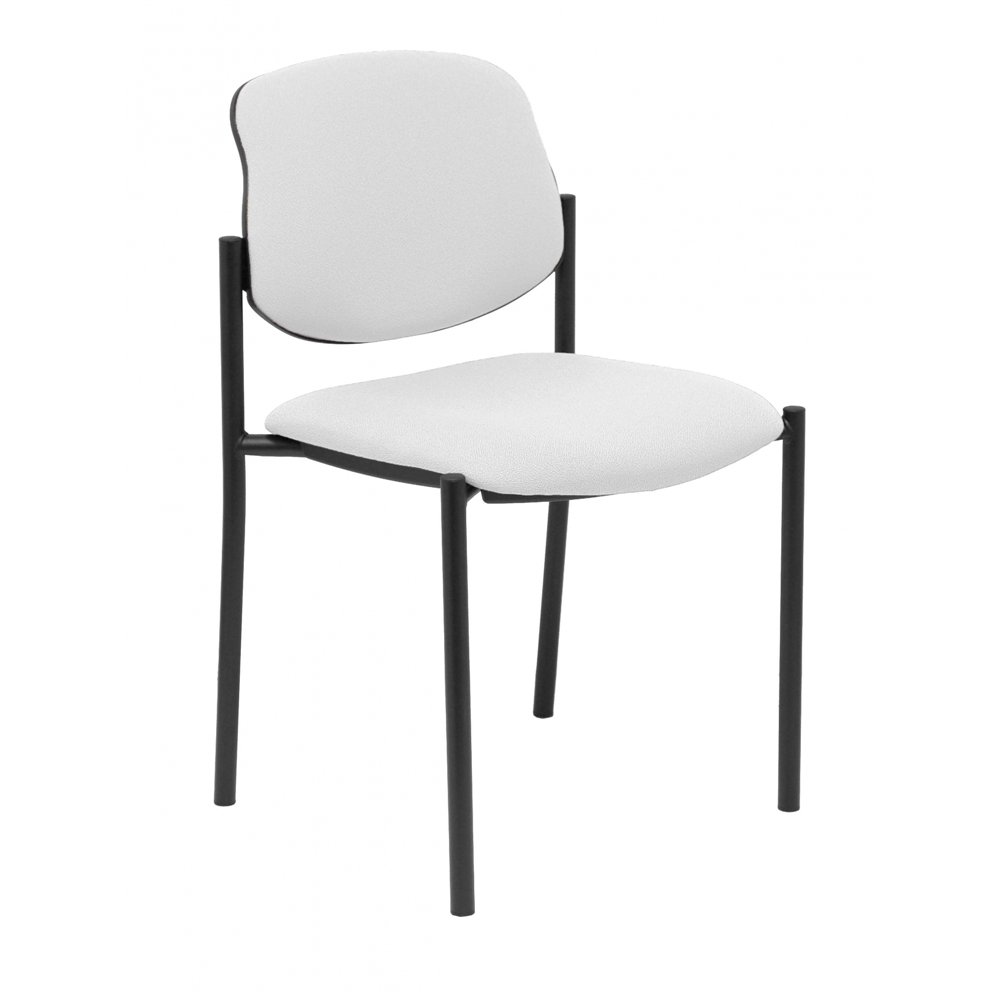 Piqueras y crespo silla fija styl bali blanco chasis negro