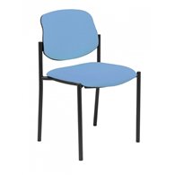 Piqueras y crespo silla fija styl bali azul cielo chasis negro
