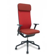 Piqueras y crespo silla youteam traslack step rojo brazos 4d, base alum cabecero