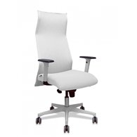Piqueras y crespo sillón sahuco blanco bali blanco brazos blancos base blanca ruedas parqué 65mm