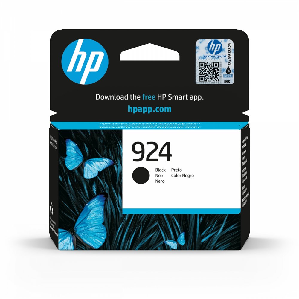 Hp cartucho de tinta original 924 negro