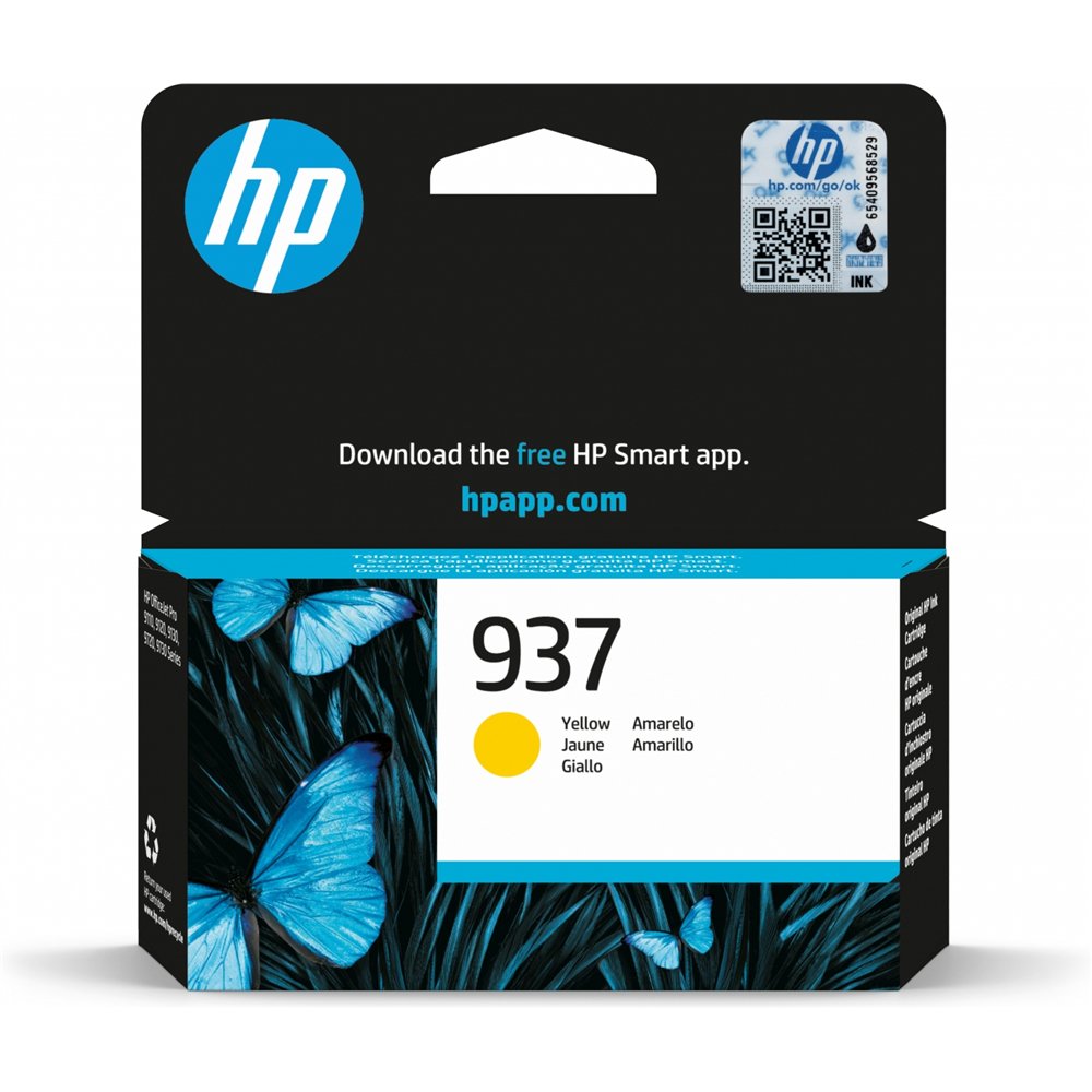 Hp 937 cartucho de tinta original amarillo