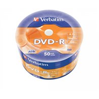 verbatim dvd-r matt silver en wrap spindle (bobina envuelta) de 50 unidades