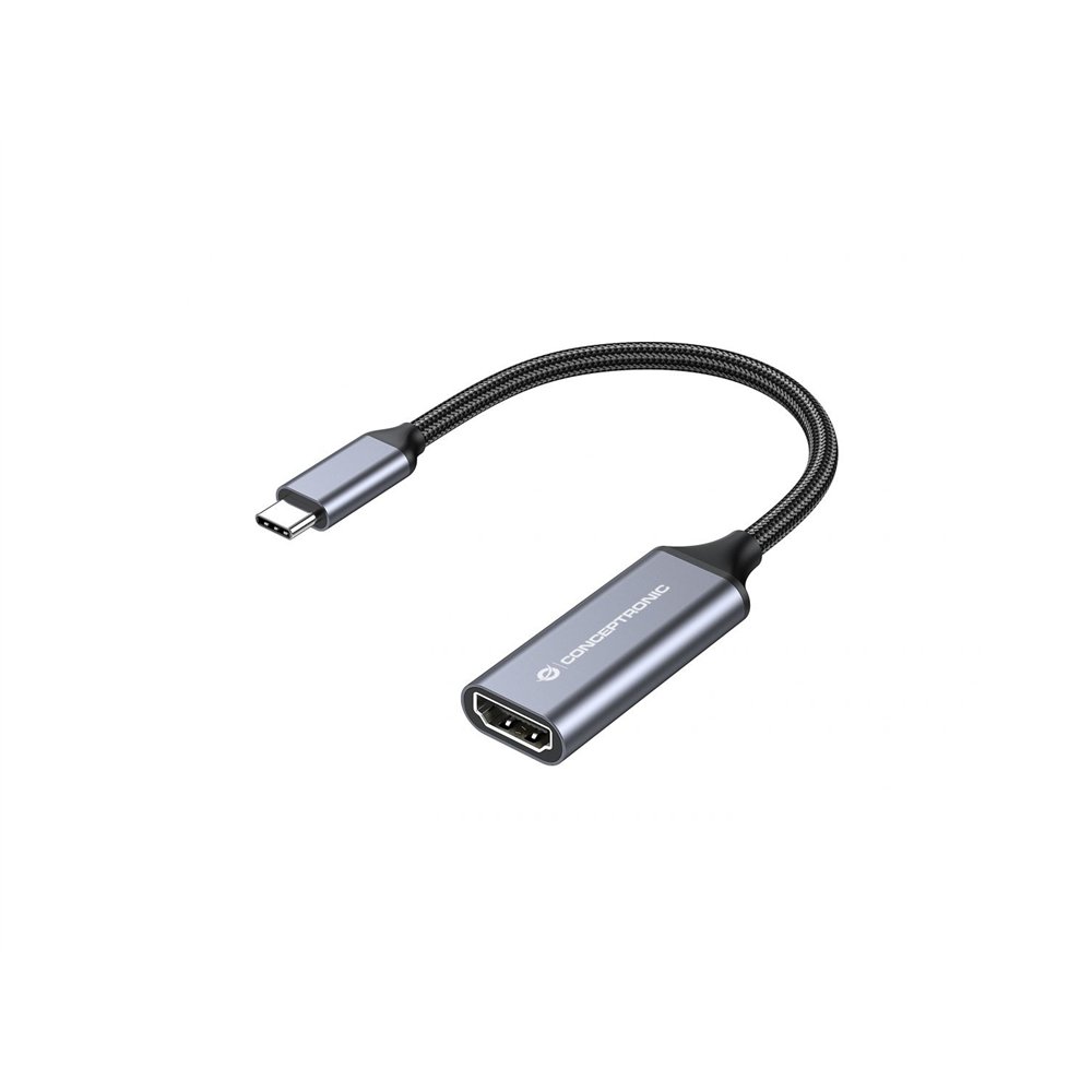 Conceptronic abby09g adaptador gráfico usb 4096 x 2160 pixeles gris