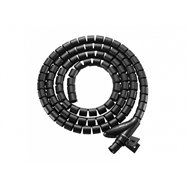 Equip 650867 organizador de cables escritorio pasacables negro