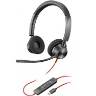 Poly 8x220aa auricular y casco auriculares alámbrico diadema negro