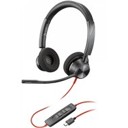 Poly 8x219aa auricular y casco auriculares alámbrico diadema oficina/centro de llamadas usb tipo c negro