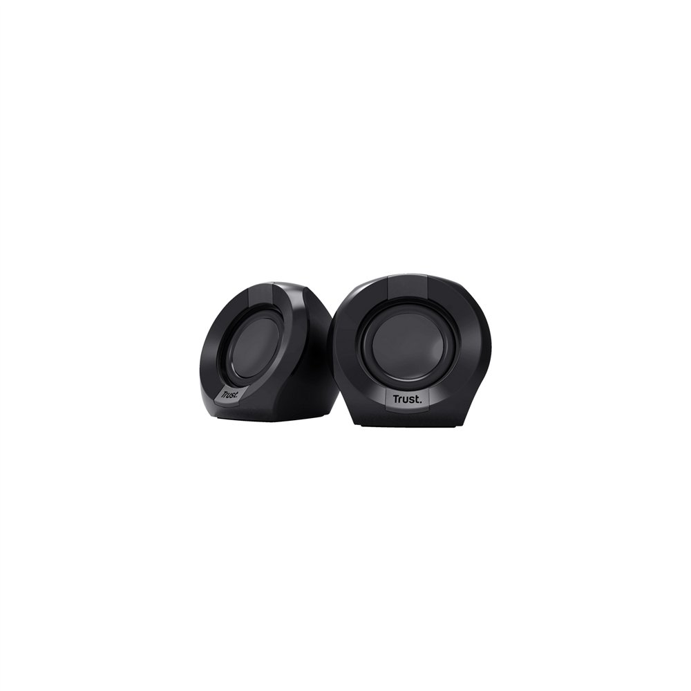 trust polo conjunto de altavoces 4 w universal negro 2.0 canales de 1 ví­a