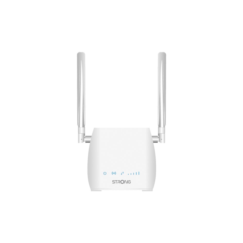 Strong 300m router inalámbrico ethernet rápido banda única (2,4 ghz) 4g blanco