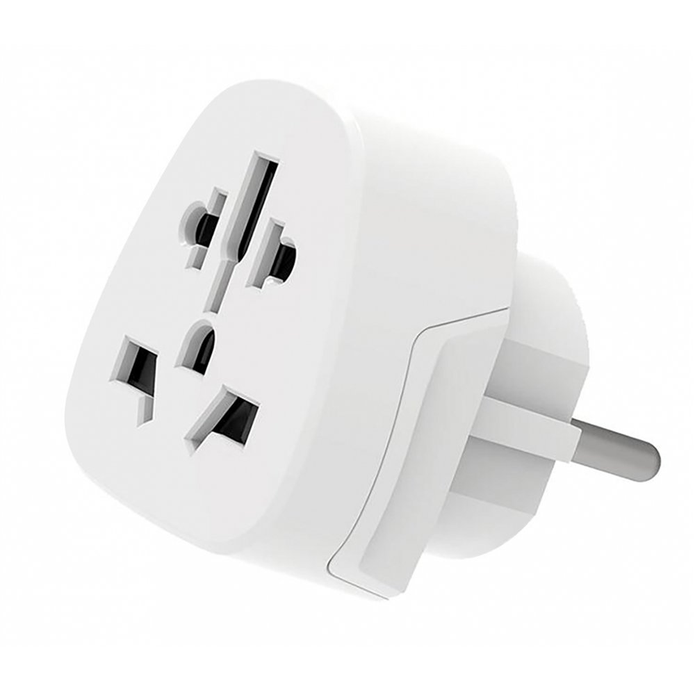 Ewent ew1480 adaptador de enchufe elã©ctrico universal blanco