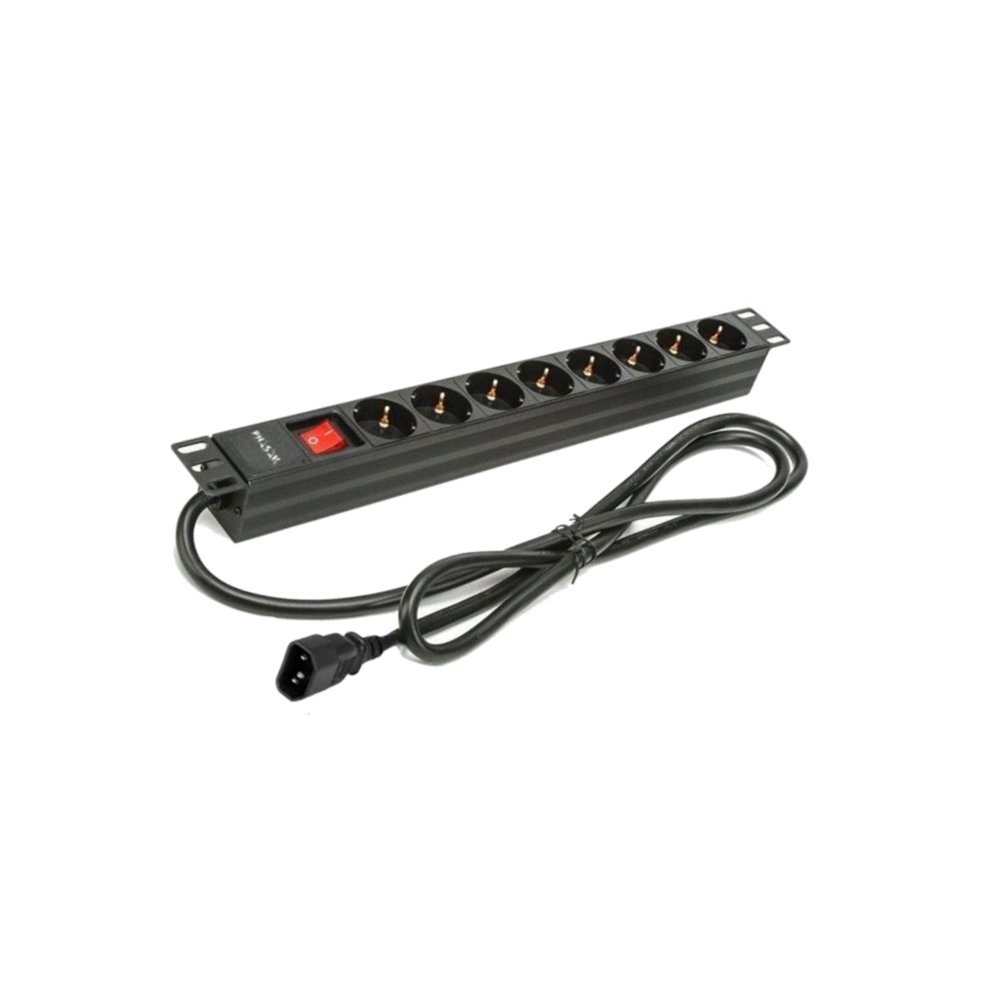 Phasak regleta 19" 8 tomas sfo c14 con interruptor 2 m - bns 3535