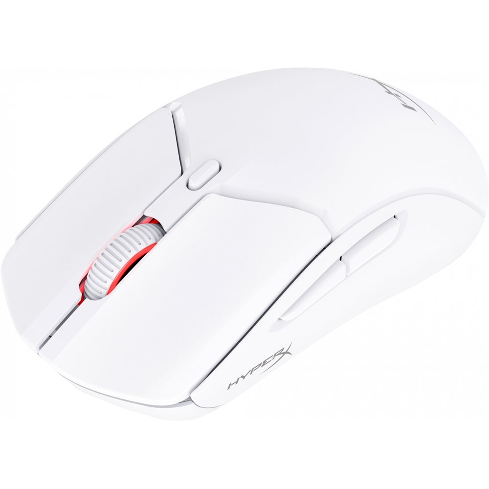 Hyperx pulsefire haste 2: ratón gaming inalámbrico (blanco)